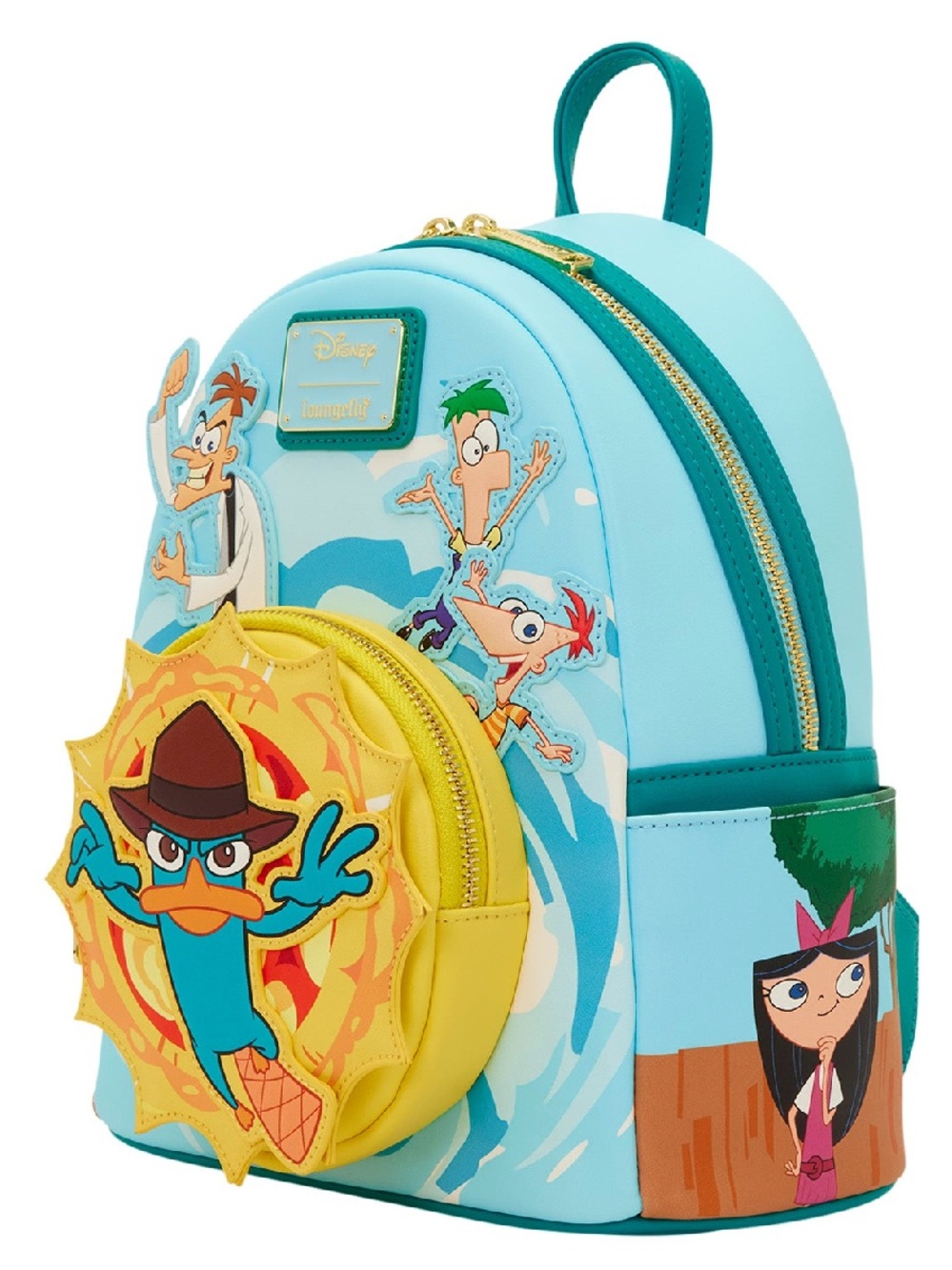 Loungefly Disney Phineas & Ferb Light-Up Mini Backpack